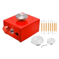 School Ceramic Teaching Mini Electric Pottery Wheel Machine Home DIY Ceramic Molding Machine Desktop