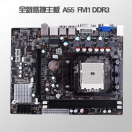 Hexinhongjian11New นกอินทรีเมนบอร์ด AMD A55 FM1 DDR3x4 631/641ชุด A/E พร้อมอินเทอร์เฟซการ์ดจอ