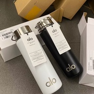 Alo Sports Water Bottle 710ml - Vacuum Insulated Stainless Steel Thermos with Leakproof Lid, Moistur