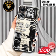 OPPO A58 4G Case - OPPO A58 4G Motif Casing (NIRVANA) - Premium Fourside Softcase - TransparentBENIN