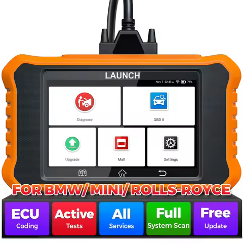 LAUNCH Creader Elite V2.0 for BMW OBD2 Scanner,Full Systems Bi-Directional Scan Tool, All Reset Serv