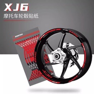 New Product KSHARPSKIN Yamaha XJ6 Wheel Sticker Reflective Color Decal Wheel Rim Sticker Steel Rim S