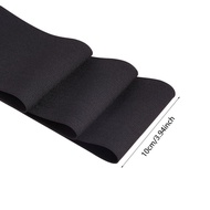 5.5หลา4 "สีดำกว้างหนังยางแบบแบนที่รัดยางยืดหนักสำหรับตัดเย็บเสื้อผ้างานฝีมือโครงการ
