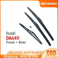 Suzuki DA64V DA64W Hybrid Front+Rear16"+16"+12" Wiper 3pcs Japan Quality for DA64V/DA64W