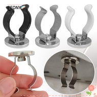 PEONIES T8 Tube Holders, Stainless Steel U Clip Bulb Clamps, Accessories Black White Light Support Office