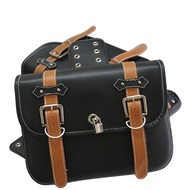 Retro Motorcycle Storage Bag Side Bag Saddle Bag Cafe Racer for Honda Rebel CMX 300 500 Yamaha SR400
