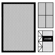 Jaring Grid Berlian Dinding Pembahagian Hiasan Siling Berongga Jaring Besi Jaring Besi Seni Gantung 