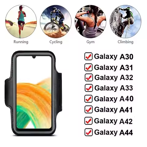 For Samsung Galaxy A30 A31 A32 A33 A40 A41 A42 A44Arm Band Case Waterproof Running Sports Phone Hold