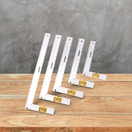ALUMINUM SQUALA L-SQUARE ANGLE RULER WITH LEVEL BAR
