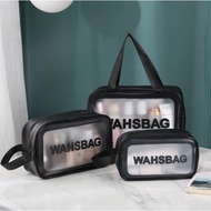 RUNCIT Waterproof Cosmetic Bag/ Easy Carry Bag / Storage Bag/ Bath Bag/ Easy Travel Bag/ Beauty Keep