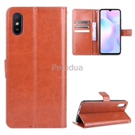 For Redmi 9A Case Flip PU Leather Wallet Back Cover Xiaomi Redmi 9A 9 A Redmi9A Phone Casing
