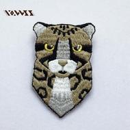 WasangShow Peanut Show [Forest Animal Series] Cloud Leopard Pin Embroidery Patch Forest