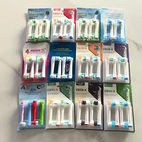 12types Toothbrush Heads Replacement For Oral B PRO Models 600 650 670 2000 2500 2900 3000 3500 3900