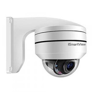 iSmartView - 2MP 1080P高清迷你半球 PTZ多角度 4倍光學變焦 高清夜視室內外通用監控鏡頭 POE CCTV IP Camera