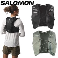 SALOMON Hydration Vest Backpack ACTIVE SKIN 4 NO FLASKS Unisex BLACK/METAL