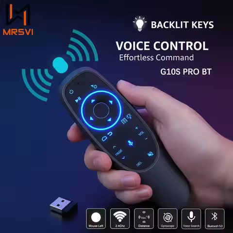 MRSVI G10S PRO BT Voice Remote Control 2.4G&Bluetooth5.0 Wireless Air Mouse Gyroscope Smart Remote B