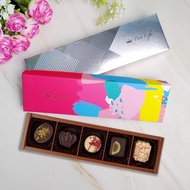 【Diva Life】比利時進口夾心巧克力銀饌5入禮盒