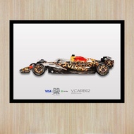 2025 Racing Bulls VCARB Austin GP Poster Canvas Print F1 Poster F1 Poster Isack Hadjar Poster Liam L