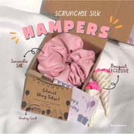 Scrunchie Package/Silk Box Package/Korean Box Package/Birthday Gift/Graduation Gift/Wedding Souvenir