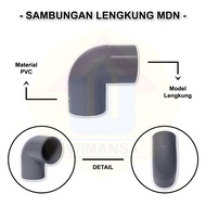 WMS - CURVED PVC PIPE CONNECTION - PVC PIPE CONNECTION - PARALON PIPE CONNECTOR - BENDED PIPE FITTIN