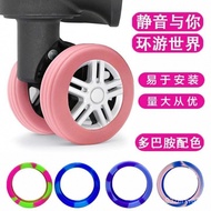 🚓Luggage Wheel Rubber Sleeve Mute Suitcase Roller Transformation Trolley Case Replacement Universal Wheel Accessory Prot