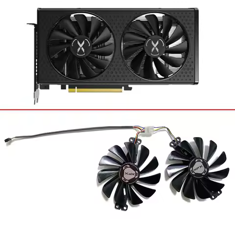 Cooling Fan For XFX RX 6600 XT GPU FAN Speedster SWFT 210 RX 6600 XT RX 6600 8G Gaming Video Card Fa