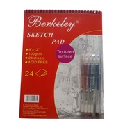 Berkeley sketch pad 9x12 24s w/sakura gelly roll stardust 5's set