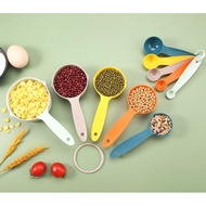 Baking Tools  Measuring Cups and Spoons 1 set 10pcs Cawan & Sudu Penyukat thick plastic material