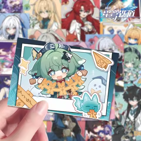 Honkai: Star Rail Game Merch Stickers Jiaoqiu Misha Aventurine Huohuo Dr. Ratio Gallagher Computer J
