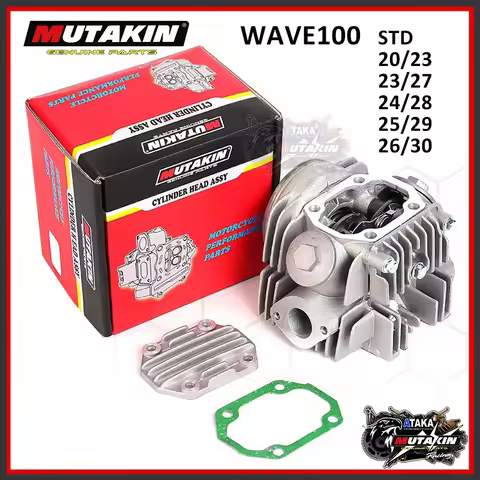 MUTAKIN Motorcycle Modified Cylinder Head Set Assy For HONDA WAVE100 XRM110 Dream SUPRA100 INNOVA100