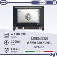UNOX LineMicro Anna XF023 Professional Compact Electric Convection Oven Italy 4 Trays 460x330 Heavy Duty 12 Hours Use
