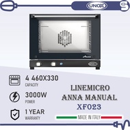 UNOX LineMicro Anna XF023 Professional Compact Electric Convection Oven Italy 4 Trays 460x330 Heavy 