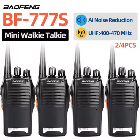 Baofeng BF-777S 5W Walkie Talkie 16CH 1500mAh UHF 400-470MHz Long Range for BF -888S PRO Ham Radio f