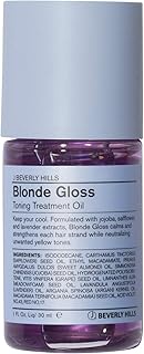 J Beverly Hills Blue Blonde Gloss Toning Hair Treatment with Jojoba Oil for Damaged Hair, 1.0 Oz