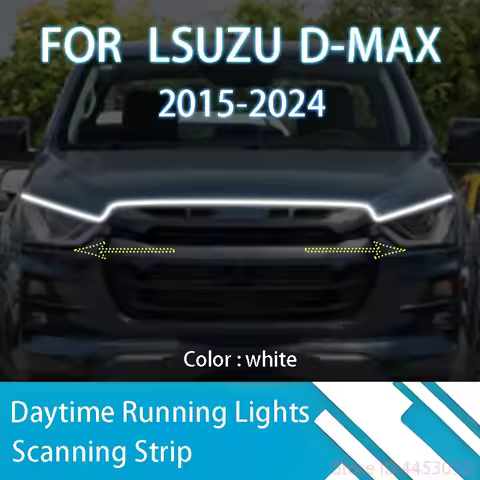DRL Start Scan Strips Light FOR ISUZU D-MAX 2015-2024 Car Hood Light Decorative Ambient Lamp 12V 59 