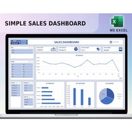 Simple Sales Dashboard With Entry Form, Excel Sales Dashboard, E-Commece Sales Tracker, Auto Sales Spreadsheet