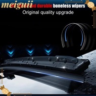 MEIGUII Car Wiper, 6mm Easy To Replace Refill Strips, Durable 14/16/17/18/19/20/21/22/24/26/28 Inch 