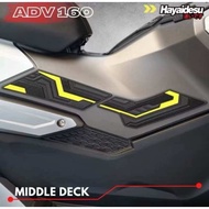 Honda ADV160 Middle Deck Cover ADV 160 Rubber Sticker Protector Inner Sticker Getah ADV Side Inner S