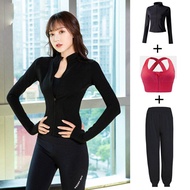 Bộ Đồ Thể Thao Dài Tay Cho Nữ 2023 Bộ Đồ Tập Yoga Pilates Chạy Bộ Nhanh Khô Chuyên Nghiệp Bộ Đồ Thể
