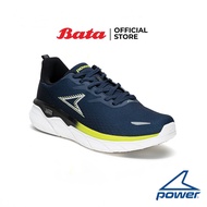 Bata บาจา ยี่ห้อ Power รองเท้ากีฬาวิ่ง รองเท้าผ้าใบ Running shoes แบบผูกเชือก สำหรับผู้ชาย รุ่น DuoFoam Max 300 RS สีกรมท่า 8189637