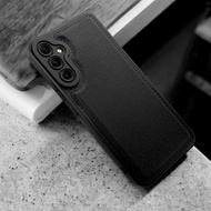 EllaStuff Bisa COD Case Samsung A54 5G Case Softcase LEATHER BLACK CAMERA PROTECTION Case Casing Hp Samsung A54 5G