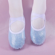Shiny Blue Ballet Cat Paw Shoes