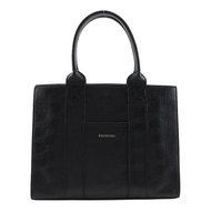 【日本直送】BALENCIAGA 巴黎世家 Hardware 手提包 BB Monogram 714187 皮革 黑色 男女皆宜【二手】