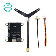 2.0G 2.1G 2.2G 2W VTX 8CH High Power FPV Audio Video Transmitter NTSC/PAL forFPV Long Range RC Drone