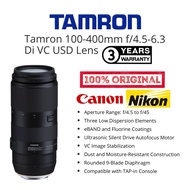 TAMRON 100-400MM F/4.5-6.3 Di VC USD LENS FOR CANON MOUNT NIKON MOUNT ORIGINAL (3 YEARS WARRANTY) 10