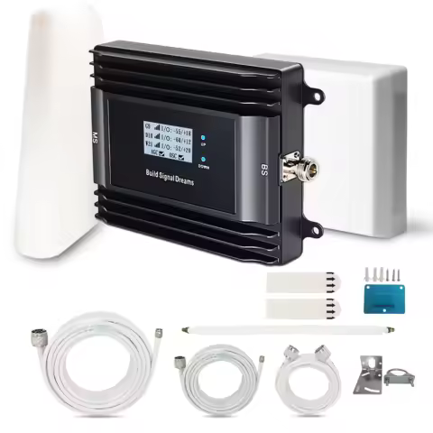 Cell Phone Signal Booster 4G 5G, B1,B3,B8,B20,B28,Tri Band LTE Repeater,GSM 3G Signal Amplifier, for
