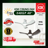 KDK Ceiling Fan (E48GP)/ DC MOTOR / TRI-TONE LED LIGHT/ WITH REMOTE CONTROL/ 1yr warranty from KDK SG