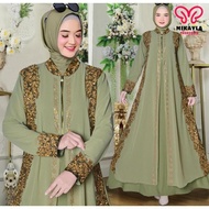 Abaya Gamis Gamis Abaya Turkey Busui/ Abaya Arab Hitam Jenna Jersey