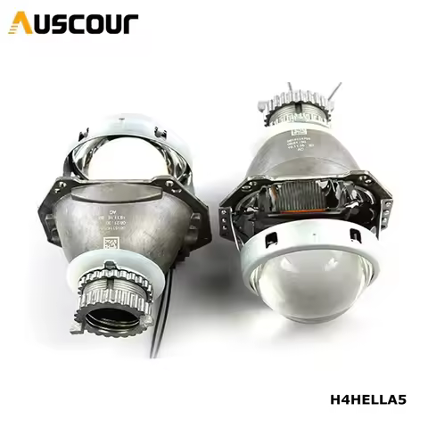 3.0 Inch Bixenon Hid Projector Lens For Hella 3R H4 Headlight Metal Holder H4 D2S D2H Xenon Bulb Mod
