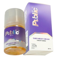 LIQUID FREEBASE - PUBLIC TARO MILKY CREAM CREAMY 3MG 6MG 60ML BY PUBLIC TARO MILK